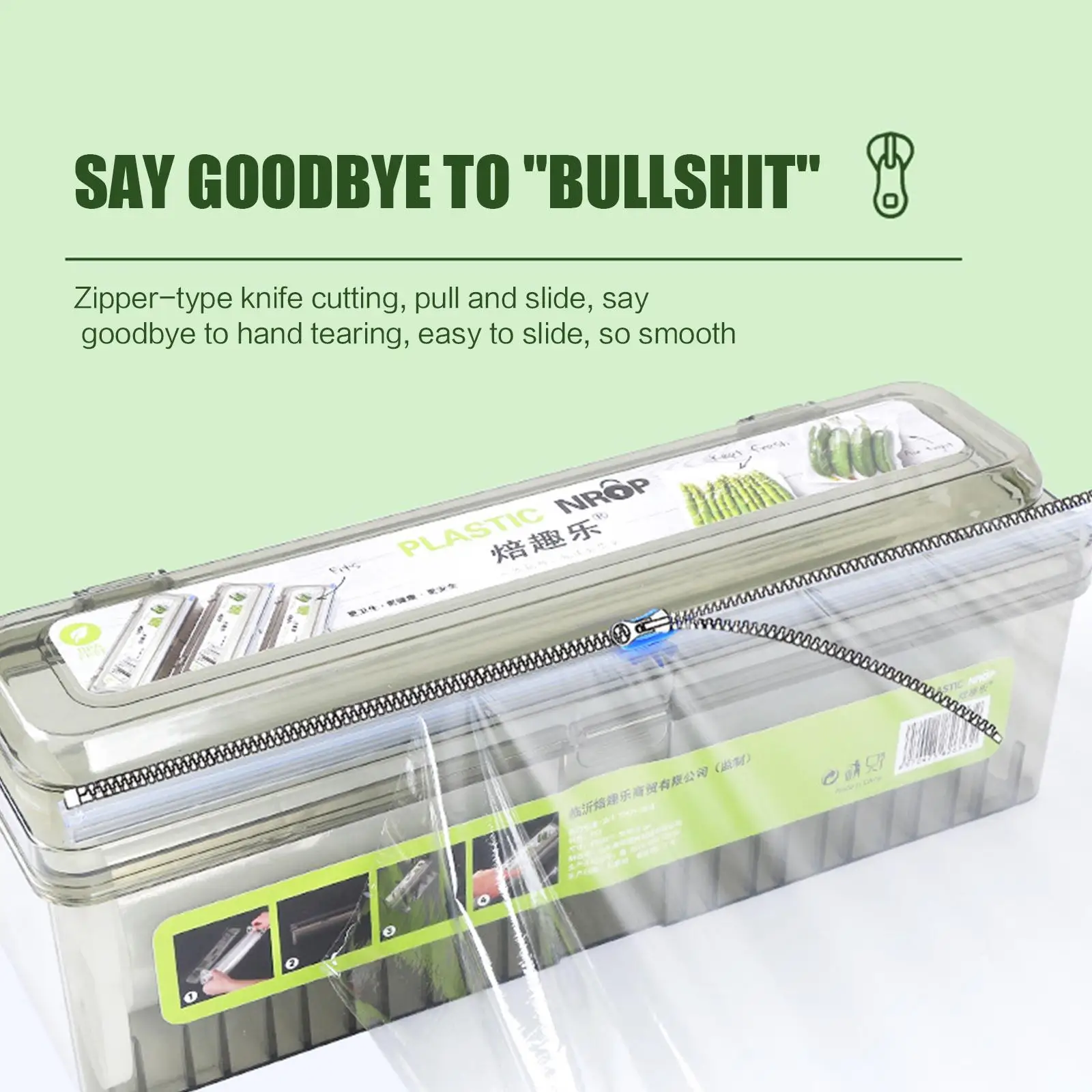 Plastic Food Cling Wrap Dispensers Foil Holder Kitchen Storage Accessories Utensils Aluminum Foil and Film Dispenser