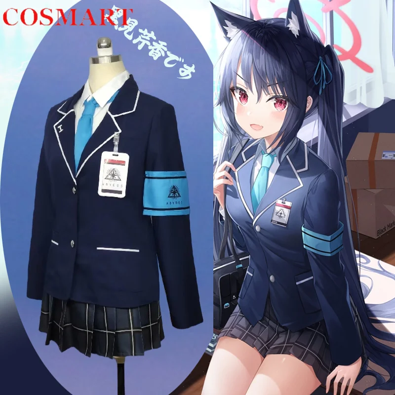 

COSMART Blue Archive Kuromi Serika Customize Cosplay Costume Cos Game Anime Party Uniform Hallowen Play Role Clothes Clothing