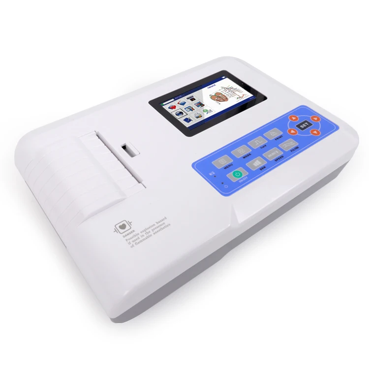 

Digital Three Channel 12 lead ECG Machine--CE Approved color Echocardiogram
