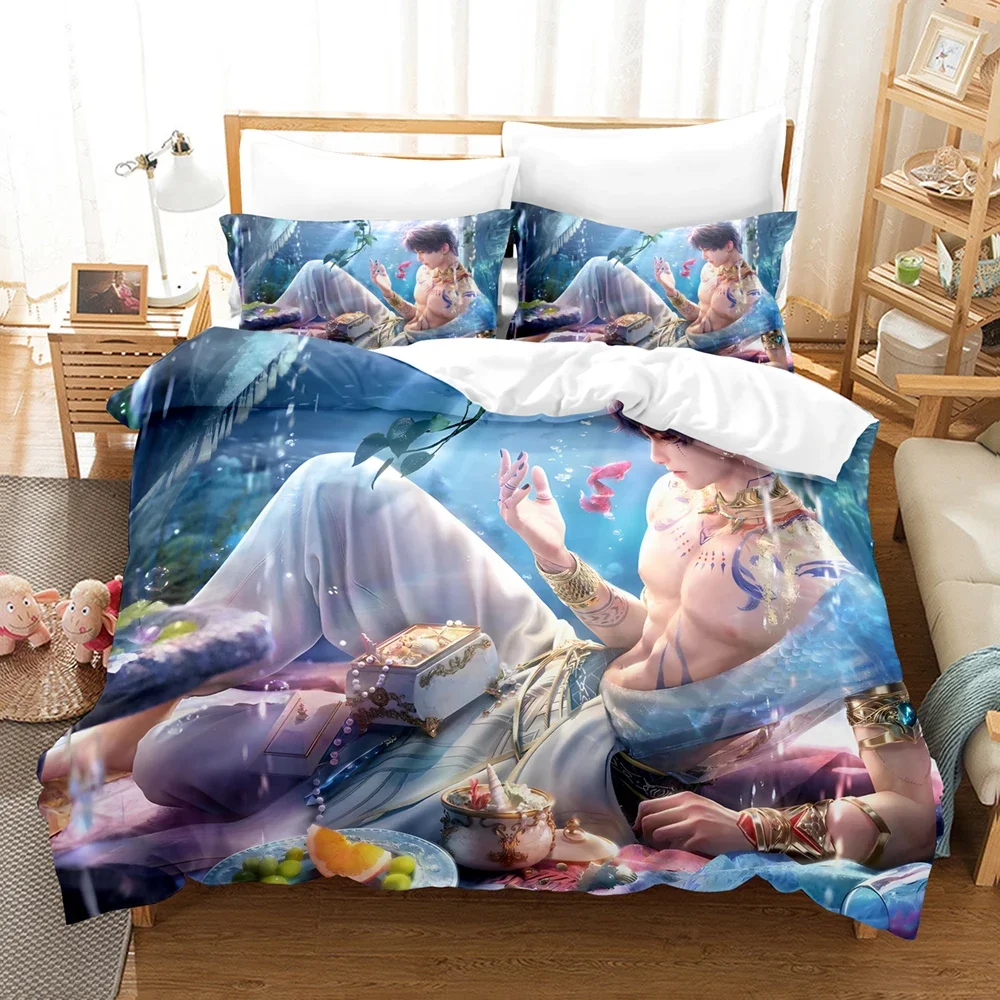 Game Love And Deepspace Bedding Set Comfortable Duvet Cover Set With Pillowcases Zayne Gift For Bedroom