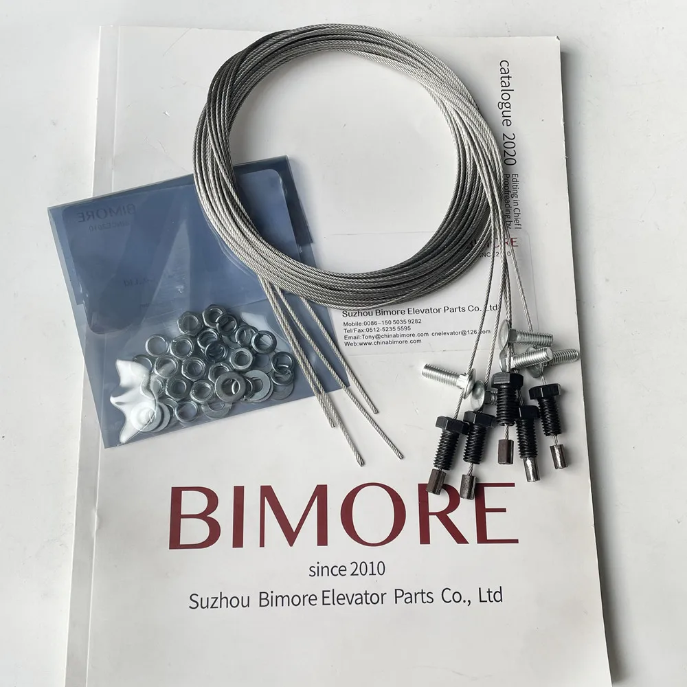 Elevator Door Closing Weight Rope 5pcs KM618396G01 L = 2900MM D = 1.5MM