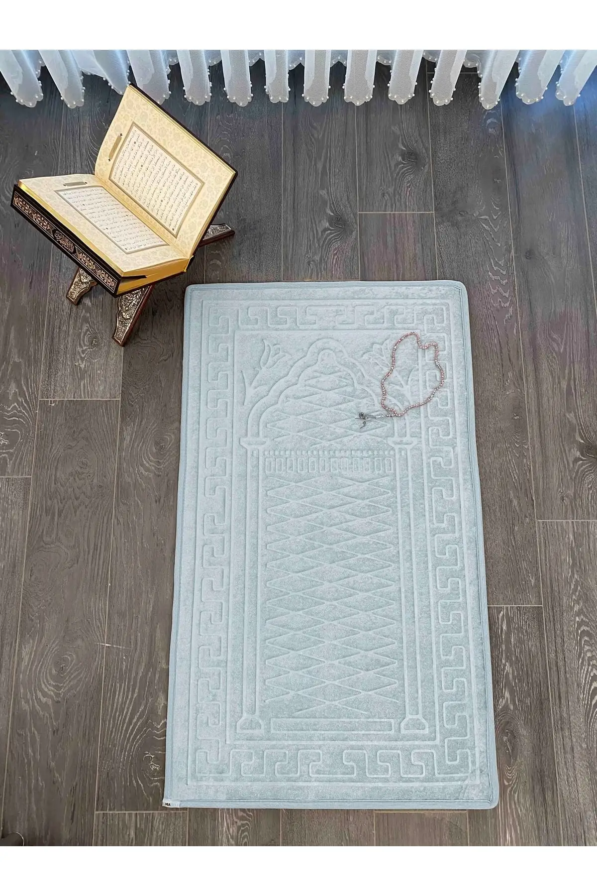 

Knee-Pain Velvet Embossed Non-Slip Base Emboss Seccade Turquoise One Size Shaggy Carpet & Rug Mat Home Furniture