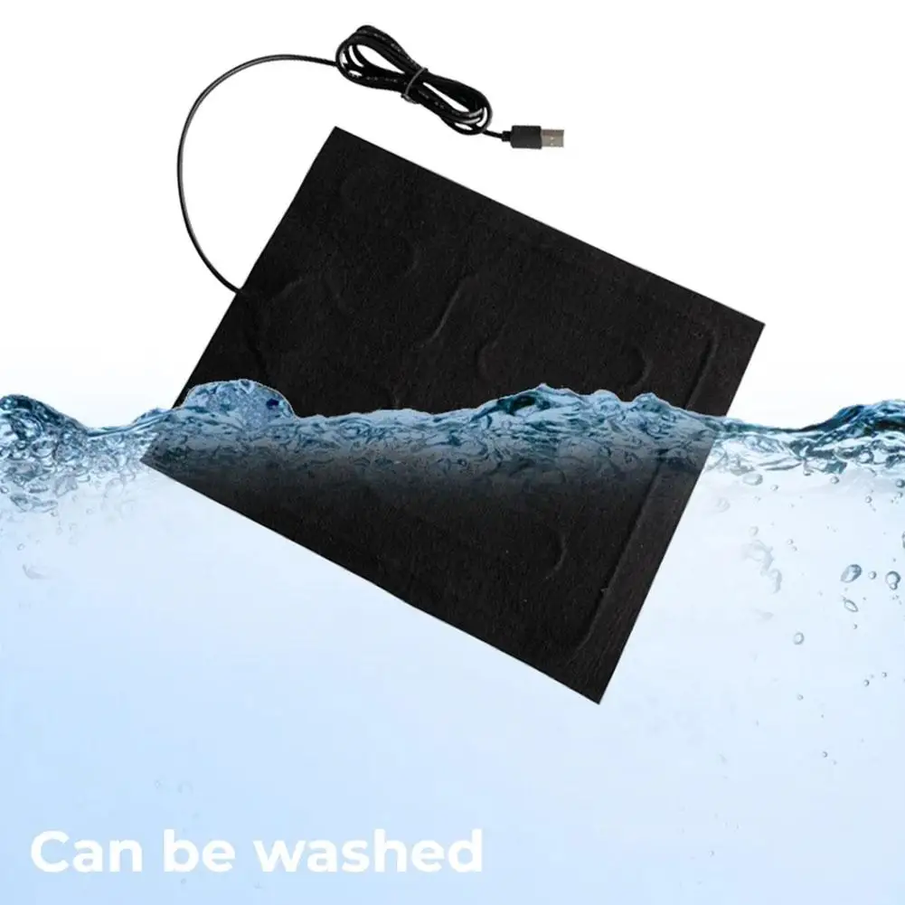 USB Seat Cushion Heater Heating Film Warm Folding Heated Sheet Car Seat Mat Cushion Pet Reptile Winter Warm Pads pet heated mat
