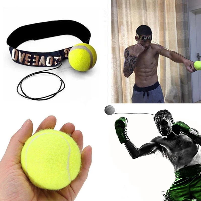Boxing Reaction Speed Training Ball Sanda Boxer Improve Reaction Hand-eye Training Suit Pressure Gym Boxing Muay Thai Forging boxing reaction ball