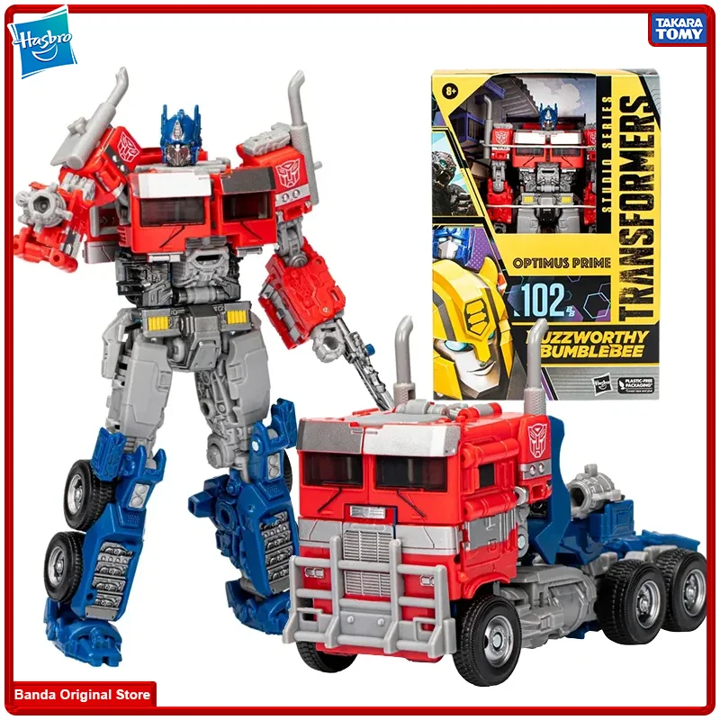 

100% In Stock Original Hasbro Transformers Buzzworthy Bumblebee Studio Series SS102 Optimus Prime Rise of The Beasts Model Toys