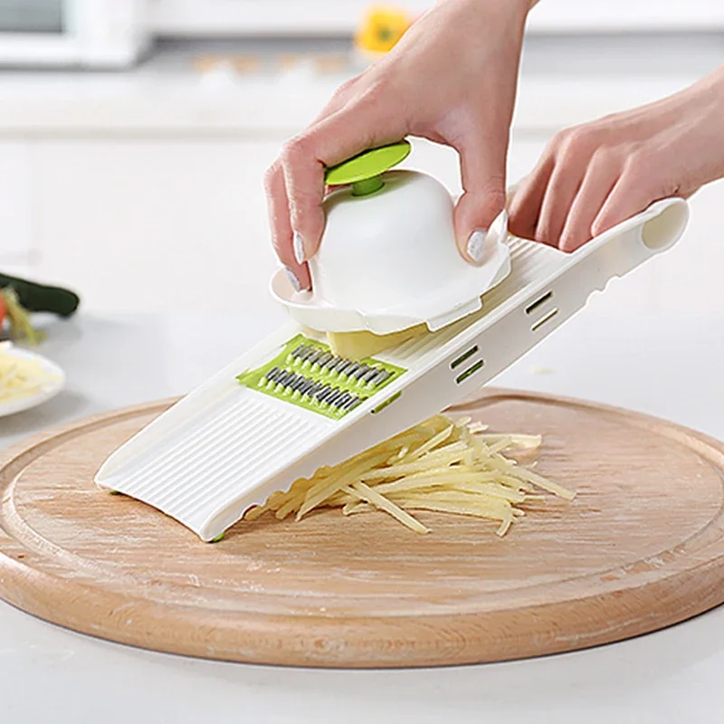 Побутова овочерізка Картоплерізка Шредер Багатофункціональна терка для нарізки фруктів з ручкою Кухонні гаджети Картоплерізка