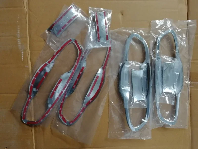 Car Door Handle Covers Trim Decoration Bowl ABS Chrome for Hyundai Tucson 2015