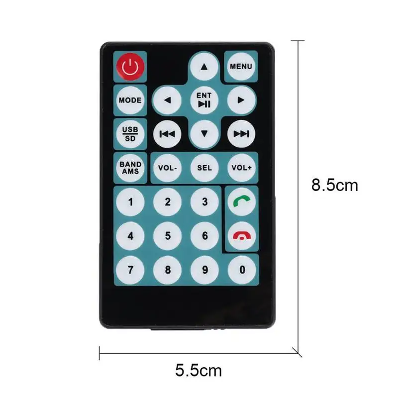 Wireless Remote Controller Media Remote Controller Wireless Media Remote Wireless Media Controller Wireless Remote Control Car MP3 MP-5 Intelligent Remote Control Simple Convenient Copy Operation 27 Keys ABS Material Car Accessories