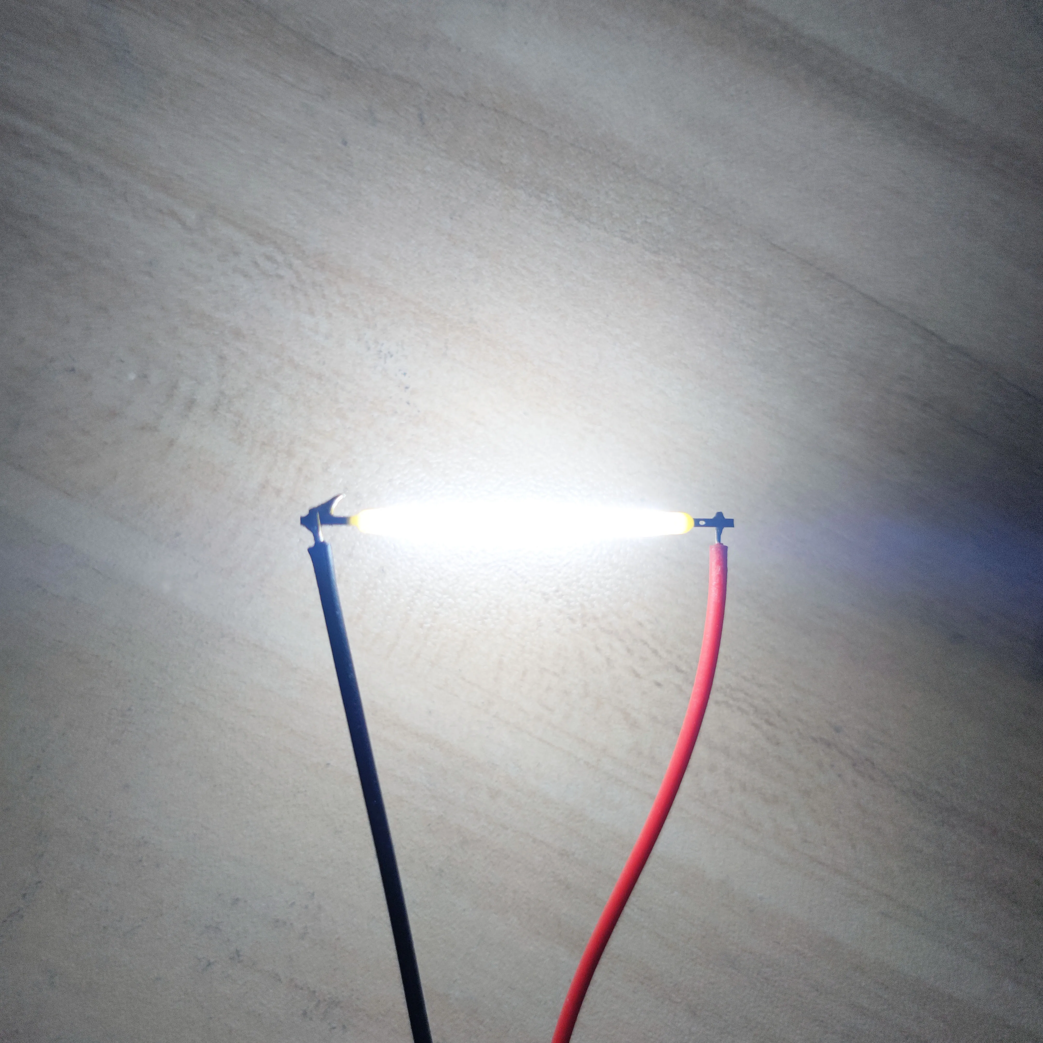10 piezas DC3V 12V 38mm Edison bombilla LED filamento LED COB Chip LED lámpara de cuentas pieza incandescente accesorios diodos luz DIY