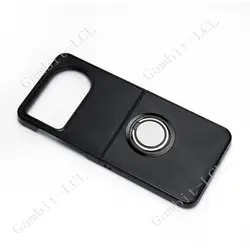 Blackview Hero10 6.9 Back Ring Holder Bracket Phone Case - PC Hard Cover for Blackview Hero 10 (Ring Case Black)