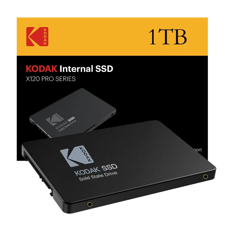 Kodak SSD Sata 2.5 Inch Solid Disk 6GB/S Microchip 3D Nand 550Mb/s