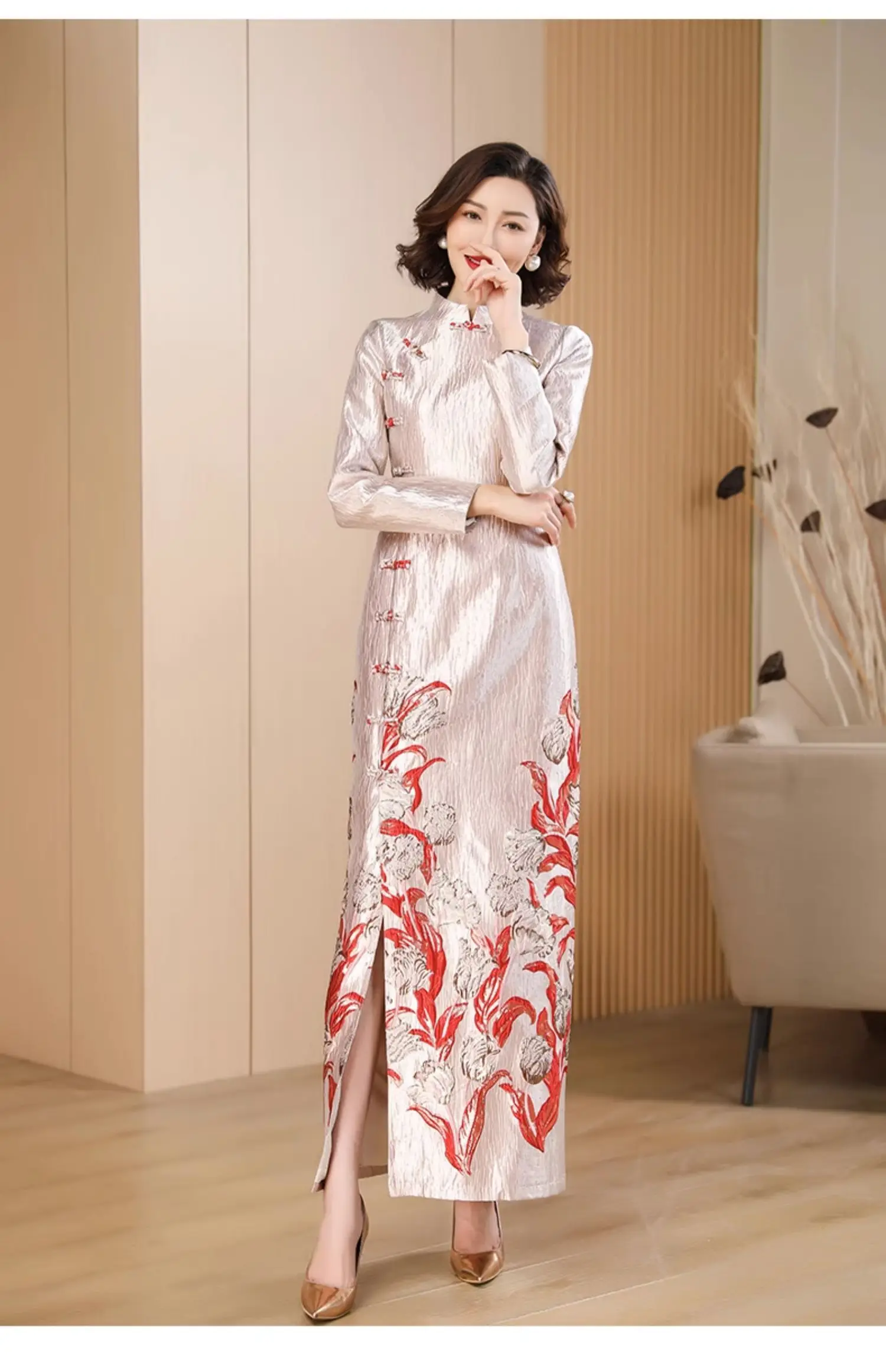 スーツ・フォーマル・ドレス FLOWER JACQUARD STRAIGHT DRESS web___-03_1080x.jpg?v=1723176094