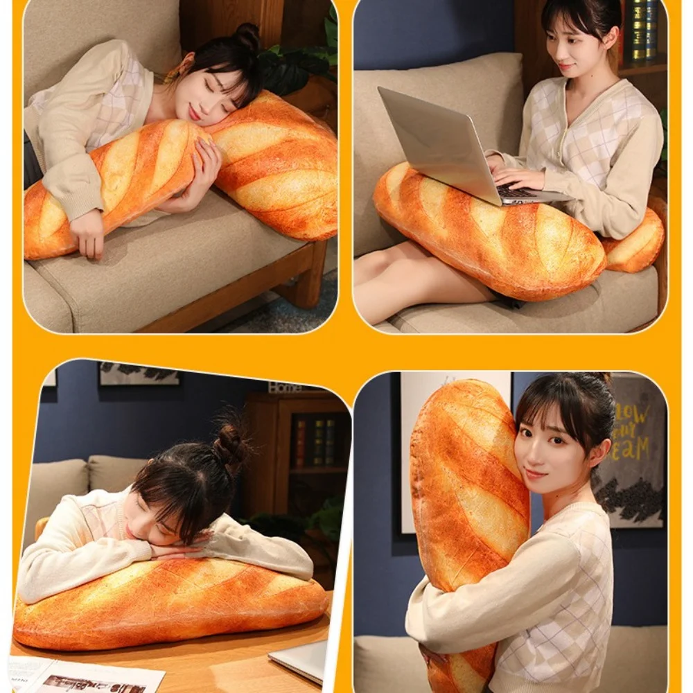 Birthday Gift French Bread Plush Pillow 20/50/70CM Sleeping Companion Simulation Baguette Bread Pillow Soft Lumbar Back plush toys