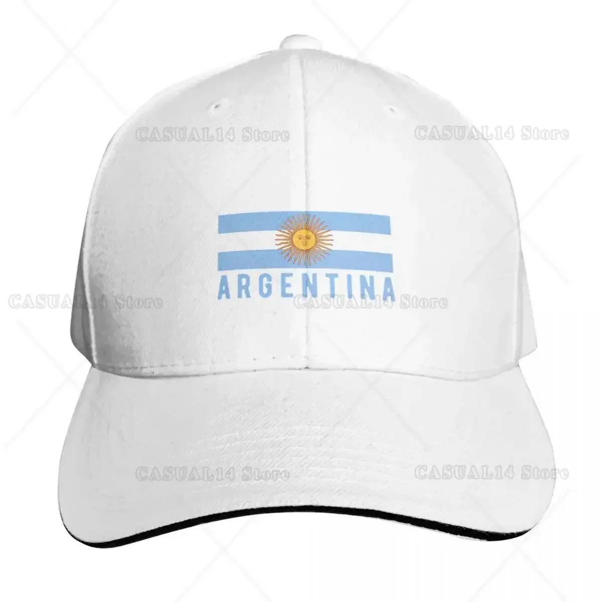 Argentina Vacation 2024 A Baseball Cap Hat for Men Women Teen National Day Travel One Size Trucker Hat 6