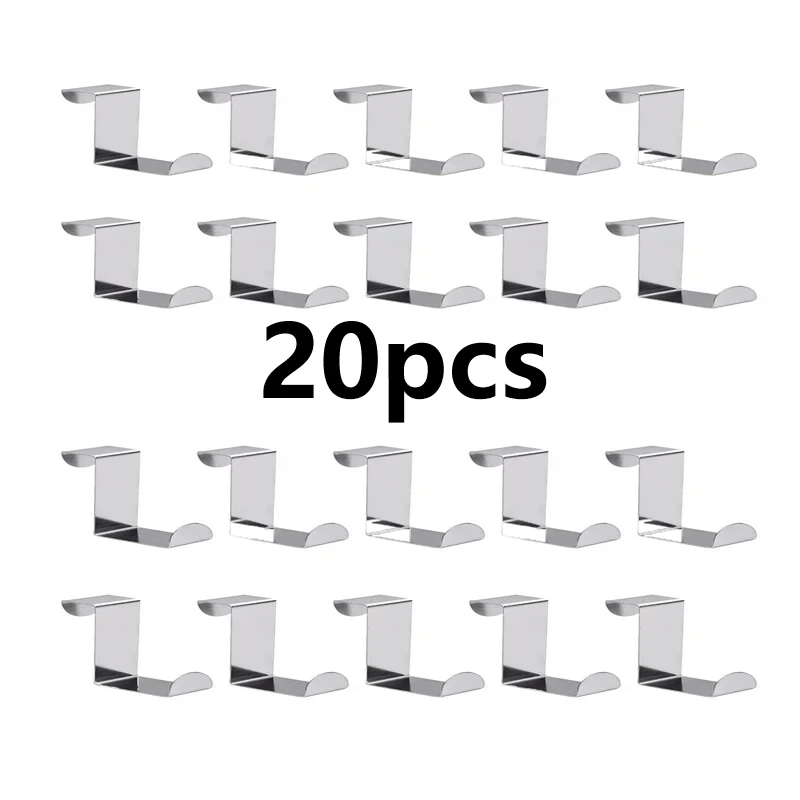 Versatile Stainless Steel Hooks and Towel Racks