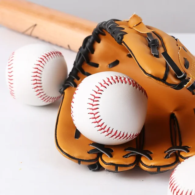 1/3pcs Handmade Baseball Nine Inch Game Training PVC Baseball Rubber Inner Soft Baseball Solid Foam Bouncy Ball Group Athletics 4