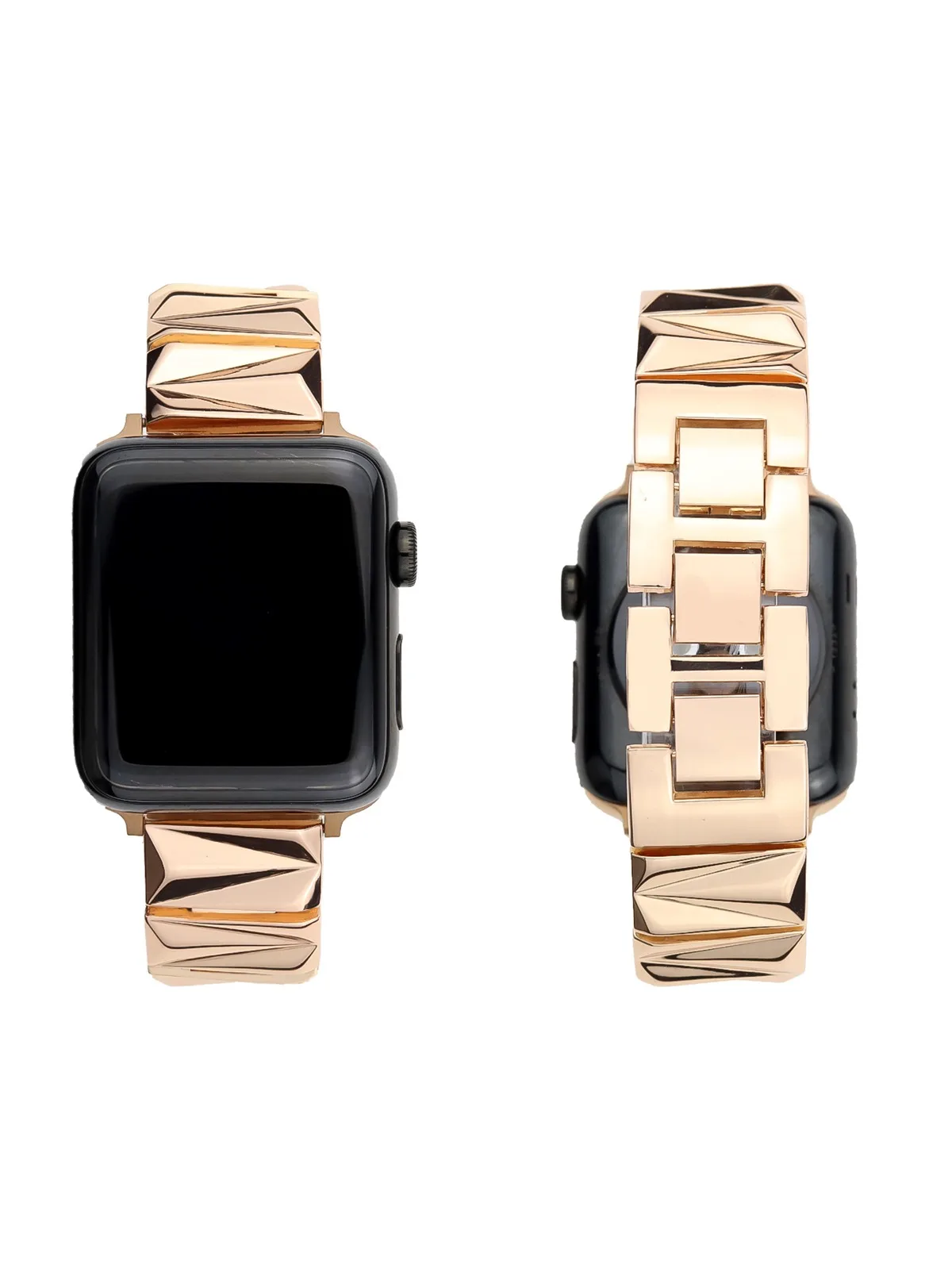 Kellon ranneke iWatchille 42/44/45/46/49mm 38/40/41mm Metal Fashion kellohihna Watch Series Ultra2 -sarjalle 10/9/8/7/6/5/4/3/2/1_voghion.com