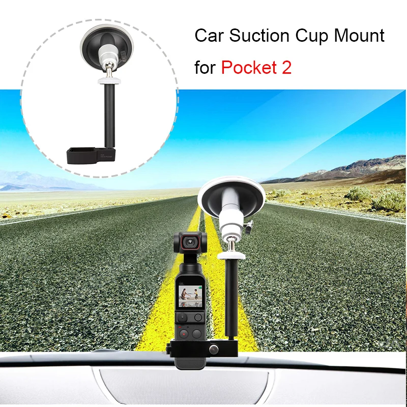 

Stabilizer Car Mount Bracket Vehicle Window Suction Cup Mounting Adapter Converter for DJI Pocket 2 Gimbal Camera Accessories