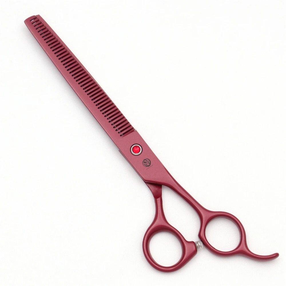 Dog Thinning Scissors Purple Dragon 7.5" Japan Stainless for Pet Grooming Thinning Straight Shears Chunker Z3088 dog grooming scissors