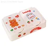 Cartoon Desk Organizer Box Button Cosmetics Storage Box With Lid Mini Jewelry Organizer Cosmetics 6