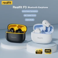 Realfit F3 ANC Active Noice Cancellation Bluetooth Earphones ENC Call HIFI Stereo Superb Bass Wireless Earbuds Sport Gaming 2