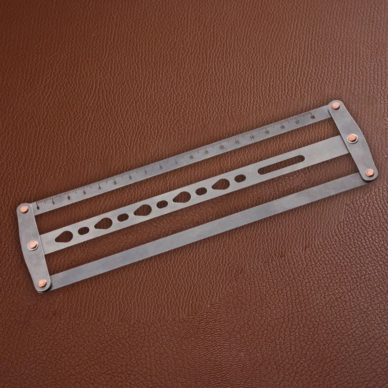 Leather Belt Auxiliary Positioning Punch Ruler Leather Templates Belt End Templates Ruler