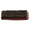 1pc Professional Wooden Handle Horse Hair Bristle Boot Shoes Buffing Brush 95AA 3