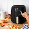 3 Qt Air Fryer with TurboCrisp Technology, Black Sesame by Drew Barrymore 4