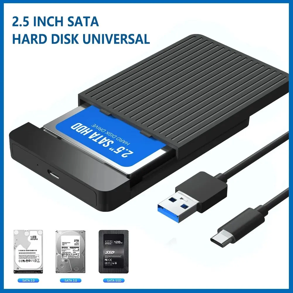 2.5inch USB 3.1/3.0 Hard Drive Case External 6gbps HD case enclosure usb to sata hard drive box for Disk HDD Type USB-CEnclosure