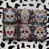 Skull And LOVE Leather Cigarette Case Box Portable Cigar Box-Up to 20 King Size 84mm Cigarettes Volume 6