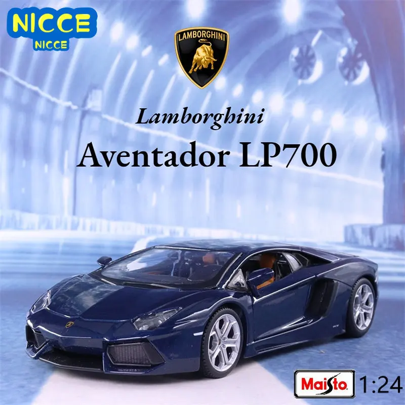 

Автомобиль спортивный Maisto 1:24 Lamborghini автомобиль из металлического сплава Модель автомобиля детские игрушки коллекционные подарки B525