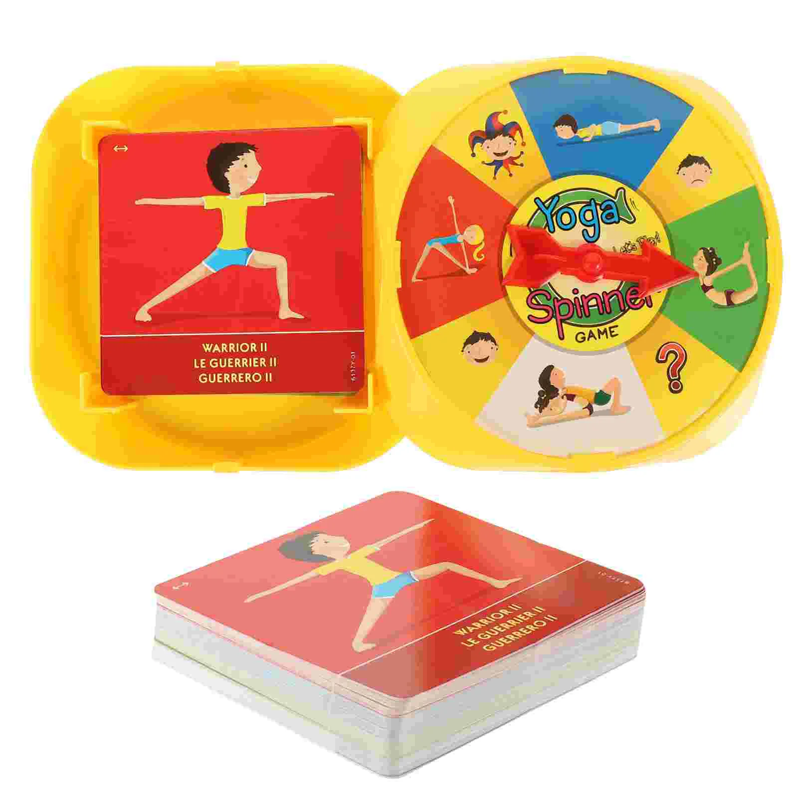 

Sports Card Game Turnable Plate Toy Educational Toys Aldult Yoga Interactive Plastic Parent-child