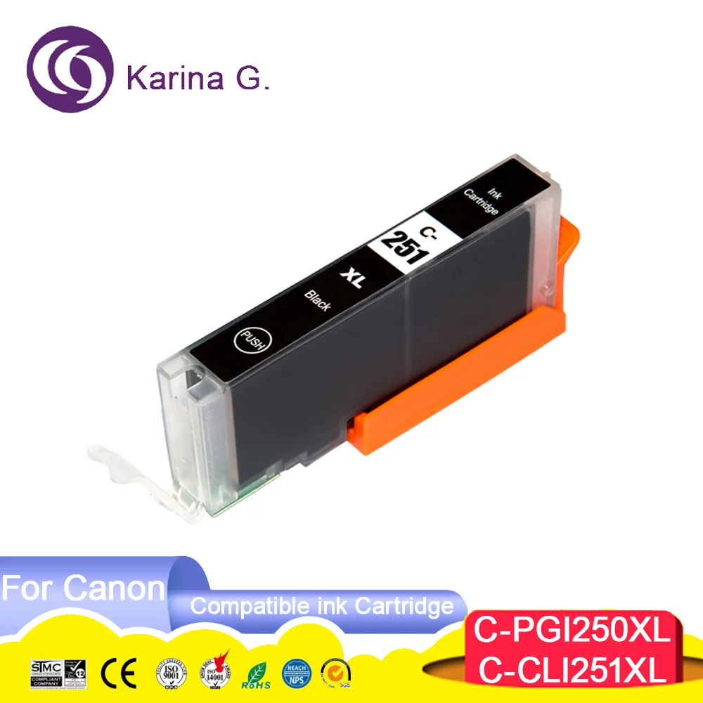 PGI250 PGI 250 250XL CLI 251 PGI-250 251XL CLI-251 PGI-250 Compatible Inkjet Ink