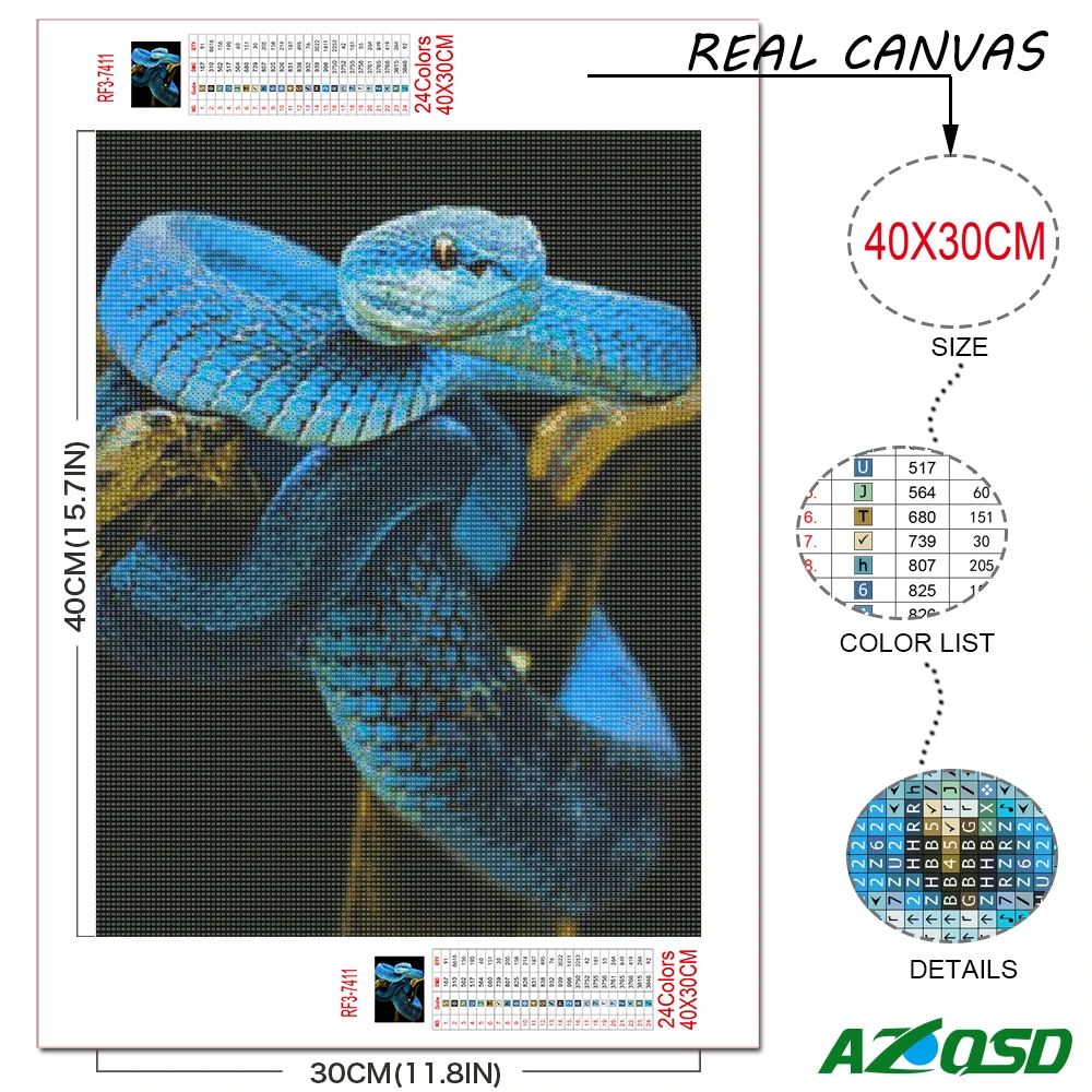 Diamond Painting Snake Cross Stitch Picture Rhinestones Diamond Embroidery Animal Mosaic Handicraft Home Decor Gift diamond painting diamond painting accessories