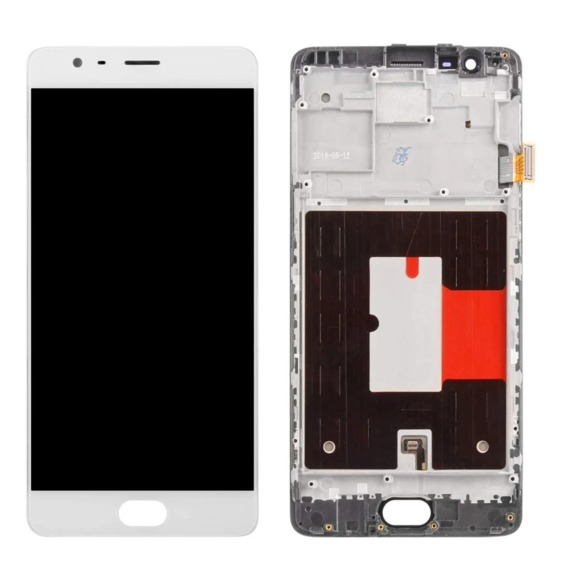 

LCD Display Contact Screen Digitizer Assembly For Oneplus 3 3T A3000 1+3 1+3T With Repair Tools With Frame