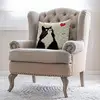 Cute Cat Linen Pillow Cover Pillow Pillowcase 45x45cm Home Living Room Sofa Decoration Pillowcase pillow case 4