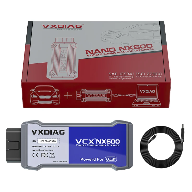 VXDIAG VCX NANO Hot Version NX600 For GM All System Active Test OBD2 Diagnostics Tool For opel Best Price With 36+ Reset Service