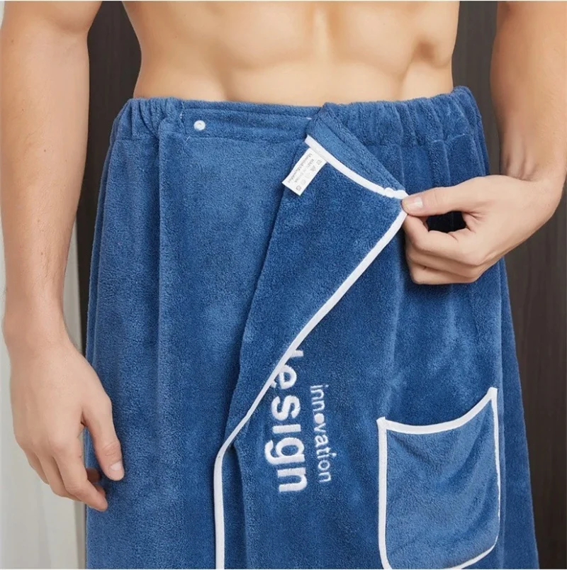 Men's Quick-Dry Bath Wrap 4