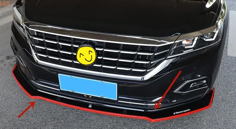 

Передний бампер для Volkswagen Passat 2011-2018, хромированный АБС-пластик, украшение для предотвращения столкновений, полный бампер, объемный автомобильный Стайлинг
