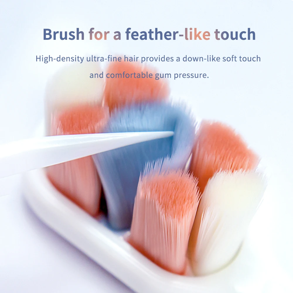 Oral Hygiene Care Ultra-fine Soft Hair Eco Friendly Portable Travel Tooth Brush Fiber Nano Box Support Dropshop