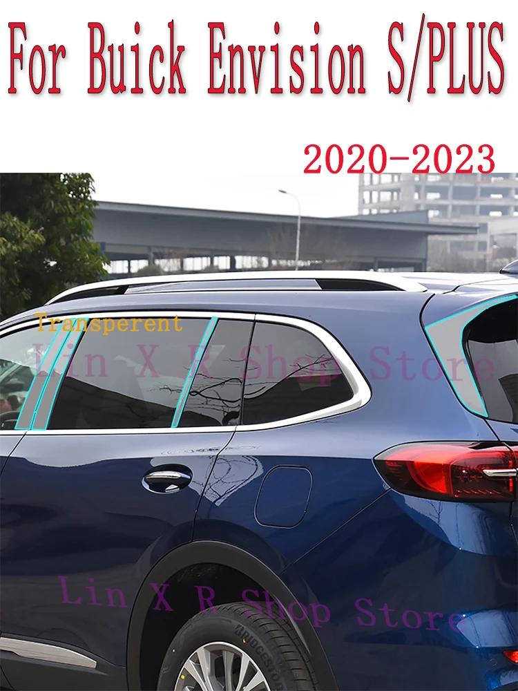 

For Buick Envision S/PLUS 2020-2023 B/C-Pillars Car Exterior Automobile Pillar Anti-scratch TPU film protect Protective Film