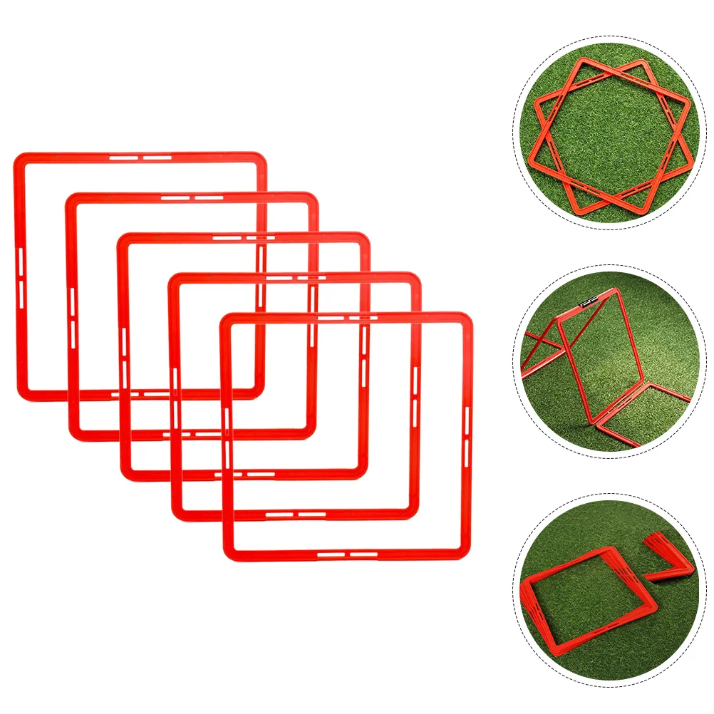 

6 Pcs Square Agility Circle Football Circles for Soccer Sports Equipment Portable Exercising Supplies Composite Material Tools