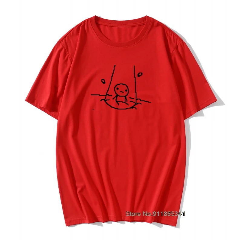 Faddish Men Tshirt Isaac T 셔츠의 바인딩 코튼 탑 재미 있은 반소매 O 넥 티셔츠 빈티지 티셔츠 펑키