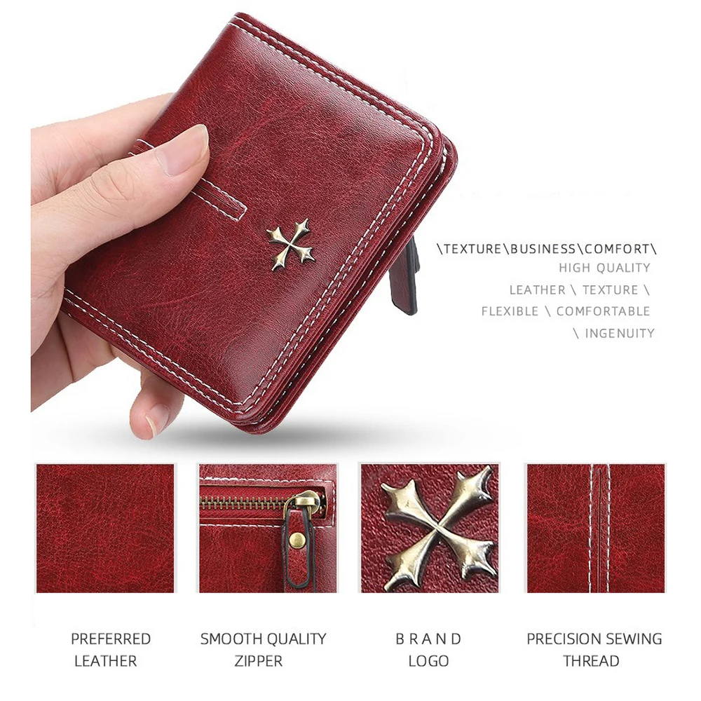 Baellerry Compact Women Wallet, RFID Blocking, Multi Card Slots - Stylish Everyday Carry