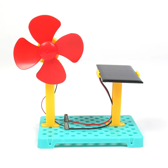 DIY Solar-powered Fan Model Kit Science Toys for Boys