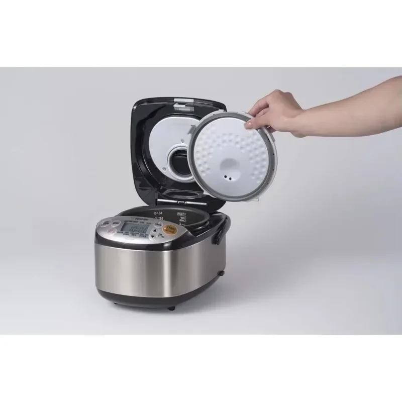 Zojirushi NS-LGC05XB Micom Rice Cooker & Warmer, 3-Cups (uncooked), Stainless Black 4