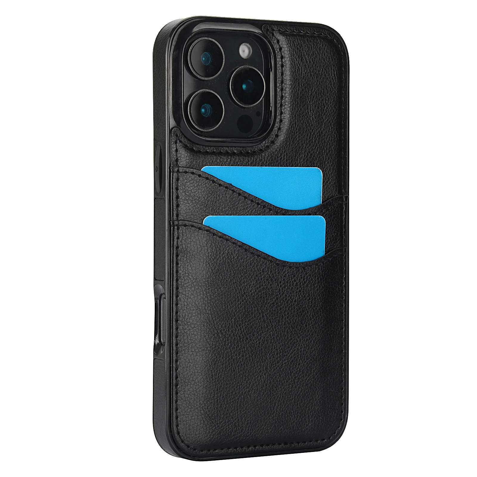 PU Leather Fashion Wallet Phone Case with Credit Card Slot