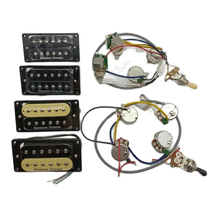 Seymour Duncan Humbucker Pickup Sh 1n Neck And Sh 4 Jb Bridge Double Coil Pickups Electric Guitar Pickups 4c Conductor 1 Set Guitar Parts Accessories Aliexpress