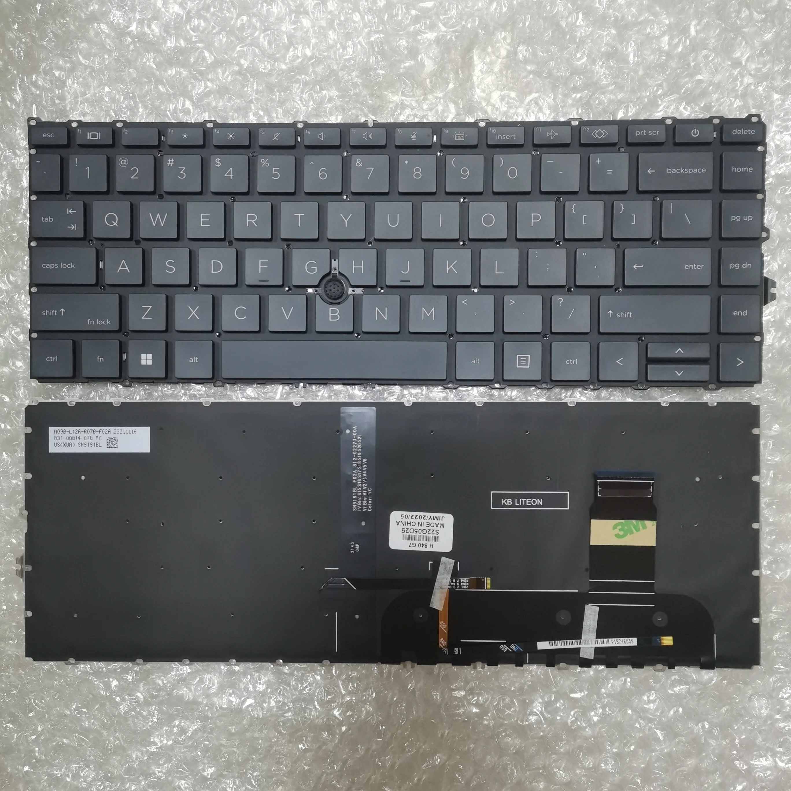 Hp Elitebook 840 845 745 G7 G8 Zbook14 G7 G8 Laptop Us Laptop Tastiera Mouse Retroilluminato Nero