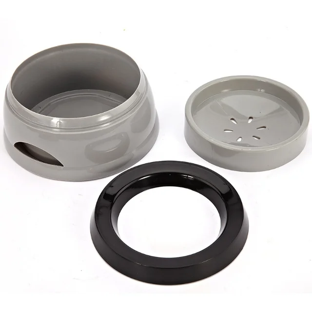 Portable Plastic Pet Dog Bowls Floating Design No Spill Cat Bowl Water Feeder Dry Mouth Dog Accessories 4